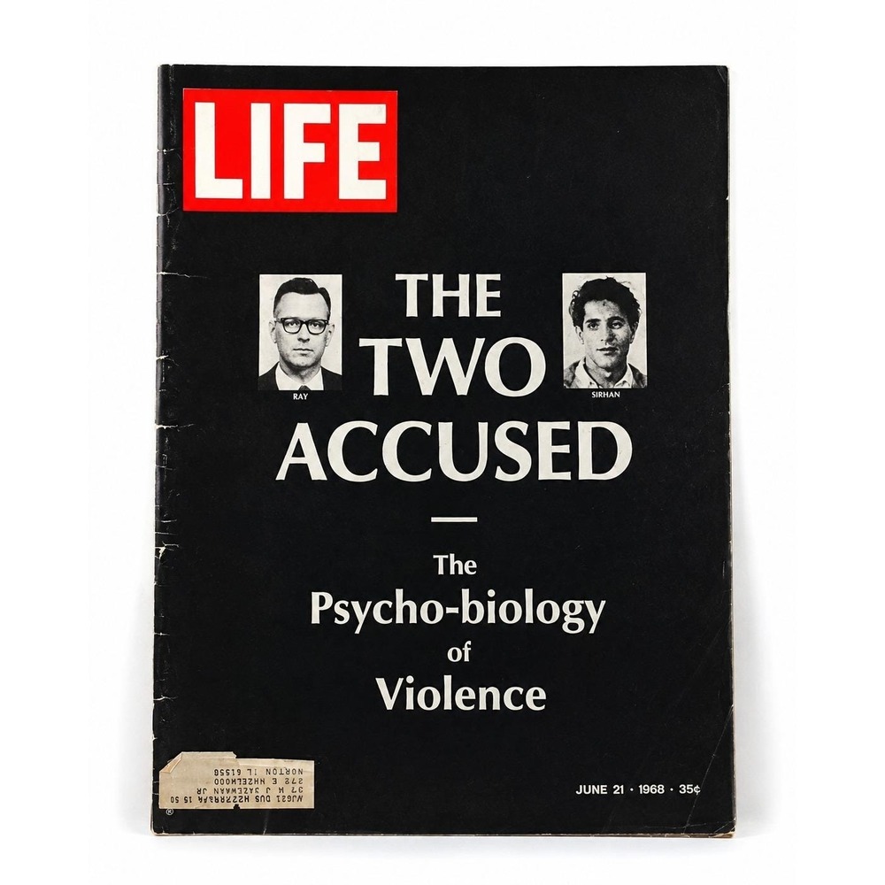 LIFE Magazine June 21 1968 The Two Accused Ray Sirhan RFK MLK Vintage